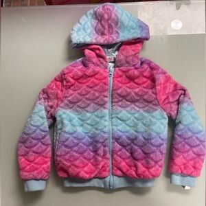 Ombré Mermaid Full Zip Hoodie - Girls - Size 4/5